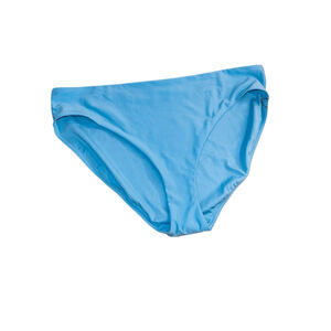 Women's CALIA Blue Mid Rise Bikini Bottom L